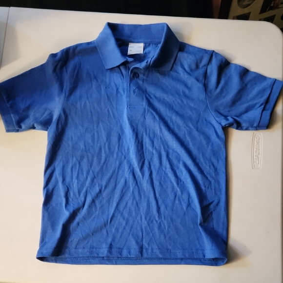 Blue Kids Polo Shirt - Picture 1 of 2
